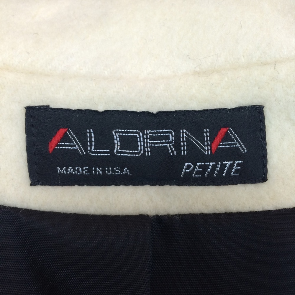 Alorna Vintage Ivory Windowpane Plaid Coat SOLD - Picture 8 of 8